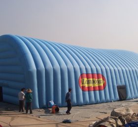 Tent1-351 เต็นท์พองสีฟ้า