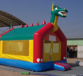 T2-2517 ไดโนเสาร์ trampoline พอง