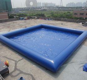 Pool2-522 สระว่ายน้ำทำให้พองสีฟ้า