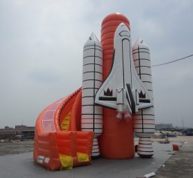 T8-391 สไลด์ Inflatable Rocket Giant สไลด์