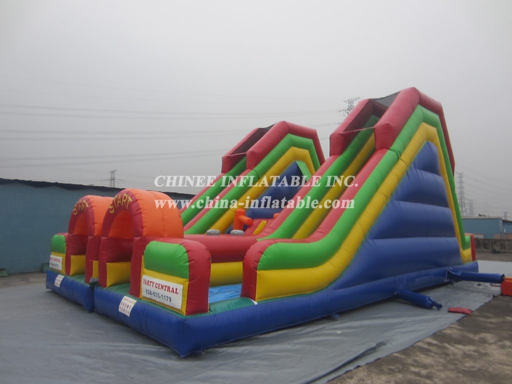 T8-1432 Giant Long Adults Inflatable Slides