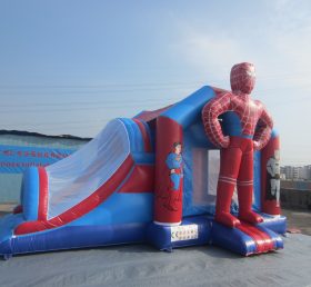 T2-2741 Spiderman ซูเปอร์ฮีโร่ trampoline พอง