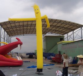D2-23 นักเต้นอากาศทำให้พองสีเหลือง Tube Man