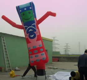 D2-48 นักเต้นอากาศ Inflatable โทรศัพท์มือถือ Tube ผู้โฆษณา