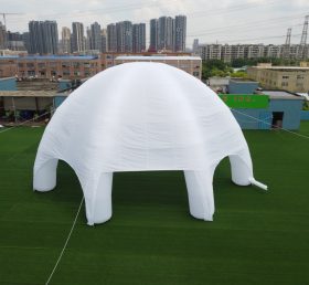 Tent1-403 เต็นท์สนามหญ้าเชิงพาณิชย์ที่กำหนดเองเต็นท์แมงมุมพองสีขาว