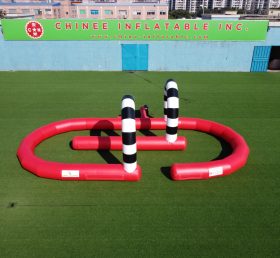 T11-636 ลู่วิ่งแข่งพอง Kart Track Inflatable