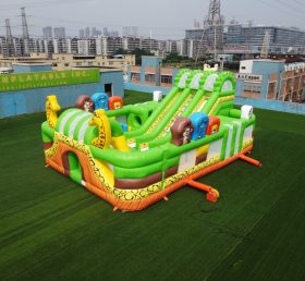 T6-250 สวนสนุก Inflatable ธีมป่า