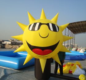 Cartoon1-682 การ์ตูน Inflatable ดวงอาทิตย์