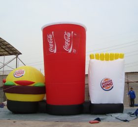 S4-232 ชุดแฮมเบอร์เกอร์โฆษณา Inflatables