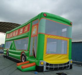 T1-128 รถบัส trampoline ทำให้พอง