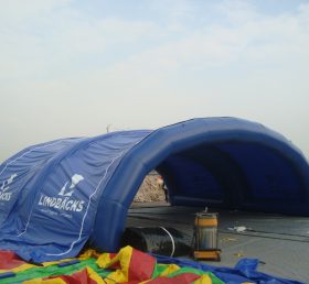 Tent1-360 เต็นท์ Canopy พองสีฟ้า