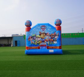 T2-2401 paw patro inflatable trampoline พองเด็ก paw patrol ธีมปราสาทพองจาก chinee inflatable ของเล่น