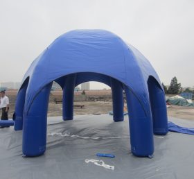 Tent1-307 โฆษณาสีฟ้าโดมเต็นท์พอง