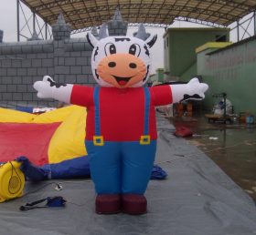 M1-217 การ์ตูนมือถือ Inflatable สำหรับวัว