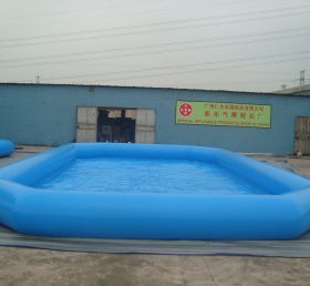 Pool2-511 สระว่ายน้ำทำให้พองสีฟ้า