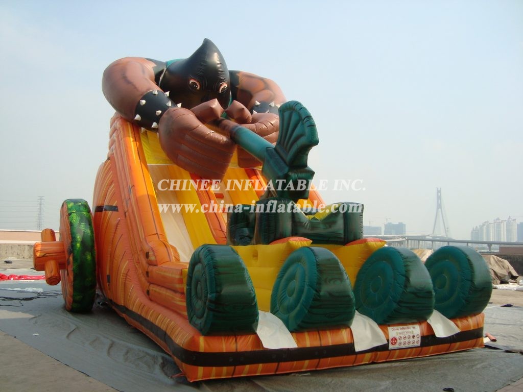 T8-360 Inflatable Slides Robber Giant Slide