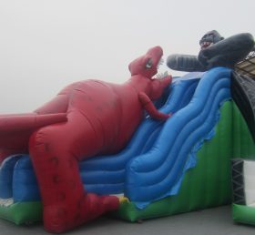 T8-376 สไลด์ Inflatable Gorilla ไดโนเสาร์