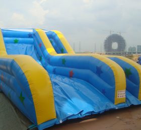 T8-401 สไลด์ Inflatable กลางแจ้งที่มีสีสันดาว