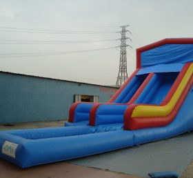 T8-509 ยักษ์ trampoline พองแห้งสไลด์สำหรับกลางแจ้ง