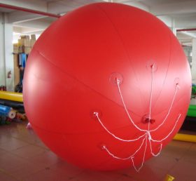 B2-14 ยักษ์กลางแจ้งบอลลูนสีแดงพอง