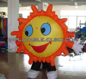 M1-236 การ์ตูนมือถือ Inflatable ดวงอาทิตย์