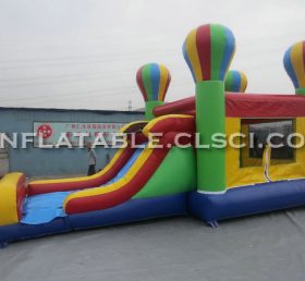 T2-1077 บอลลูน trampoline พอง