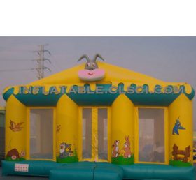 T2-2555 กระต่าย trampoline พอง