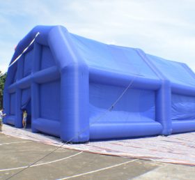 Tent1-283 เต็นท์พองสีฟ้า