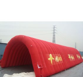 Tent1-364 เต็นท์อุโมงค์พองสีแดง