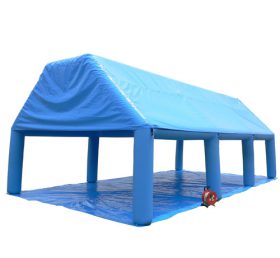 Tent1-455 เต็นท์พองสีฟ้า