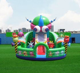 T6-442 มอนสเตอร์ยักษ์พองสวนสนุกพองขนาดใหญ่ trampoline สนามเด็กเล่นสำหรับเด็ก