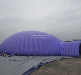 Tent1-501 เต็นท์พองสีม่วงยักษ์
