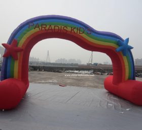Arch1-222 สายรุ้ง Inflatable Arch