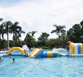 S41 Aqua Park Airtight เกมน้ำลอยในทะเลพองขนาดใหญ่ trampoline น้ำสำหรับเด็กและผู้ใหญ่