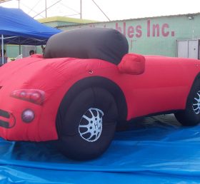 Cartoon2-028 การ์ตูน Inflatable รถสีแดงยักษ์