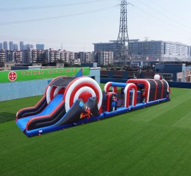 T7-1260 Parcours Inflatable นินจา 29 เมตร