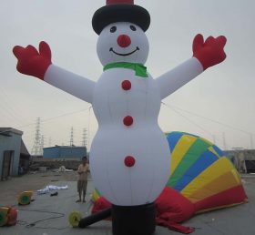 C1-182 คริสมาสต์ Inflatable มนุษย์หิมะ