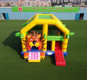 T2-3480B ชุดรูปแบบ Bouncy Inflatable Lion สำหรับเด็ก