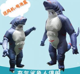 IC1-038 ฉลาม Inflatable เสื้อผ้า