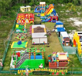 IS11-4018 สวนสนุกที่ใหญ่ที่สุดในสวนสนุกสนามเด็กเล่นกลางแจ้ง