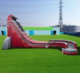 T8-4035 32 ฟุต Twisted Magma Water Slide