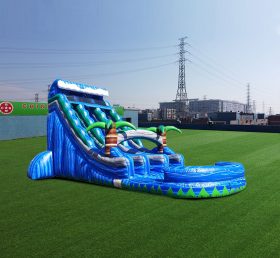 T8-4071 22 ฟุต Tropical Wave Water Slide