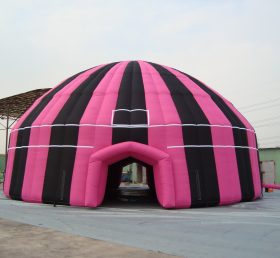 Tent1-370B โดมพองสีชมพูสีดำ