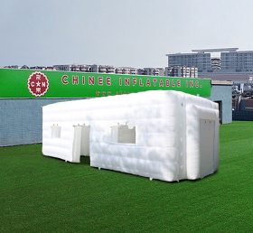 Tent1-4258 เต็นท์ Cube พองที่ทนทานกลางแจ้งสีขาว