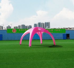 Tent1-4694 กิจกรรมโฆษณาสีชมพูที่กำหนดเองเต็นท์แมงมุม