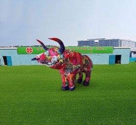 S4-564 การ์ตูน Inflatable Painted Bull