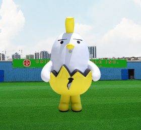 S4-601 โฆษณาที่กำหนดเองตกแต่งไก่ Inflatable Yellow Bird ชุดไก่
